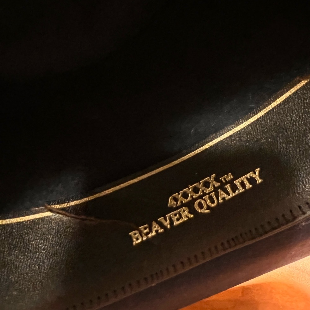 Vintage custom shaped and designed felt hat